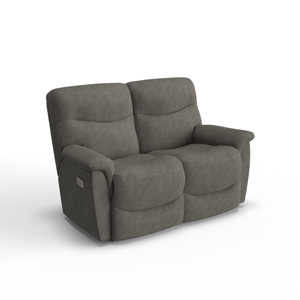 James Power Reclining Loveseat w/ Headrest